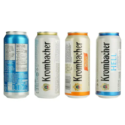 Набір пива Krombacher 0-6% з/б 2 л (4 шт. х 0.5 л) у коробці - фото 3