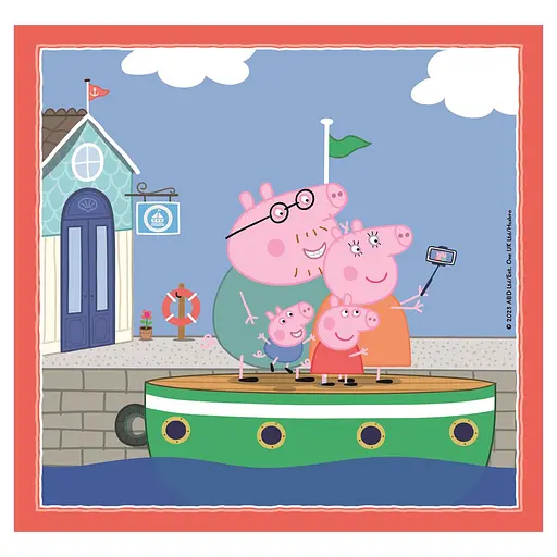  Пазл 3 в 1 Clementoni Peppa Pig: 3 картинки по 48 елементів (25293) - фото 2