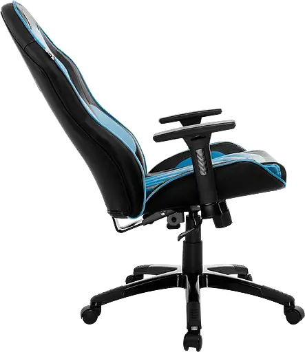 Геймерське крісло GT Racer чорне із синім (X-2645 Black/Blue) - фото 4