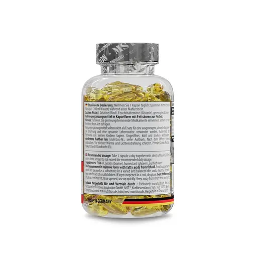 Рыбий жир MST Omega 3 Triglyceride, 90 капсул для сердца и мозга - фото 3