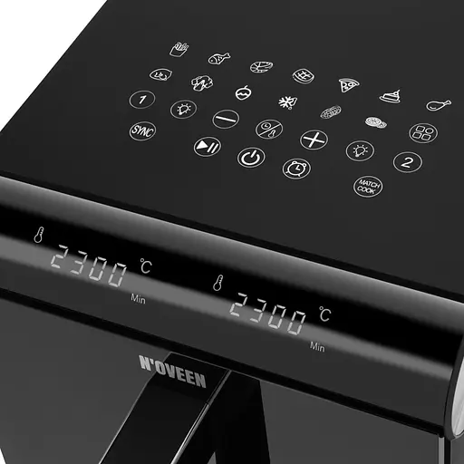 Аэрофритюрница двухкамерная NOVEEN AF5050 DoubleCrisp X-LINE 11л - фото 6