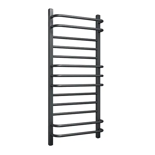 Водяна рушникосушка Navin Грандіс 500x1000, чорний муар 12-228053-3680, Чорний матовий - фото 1