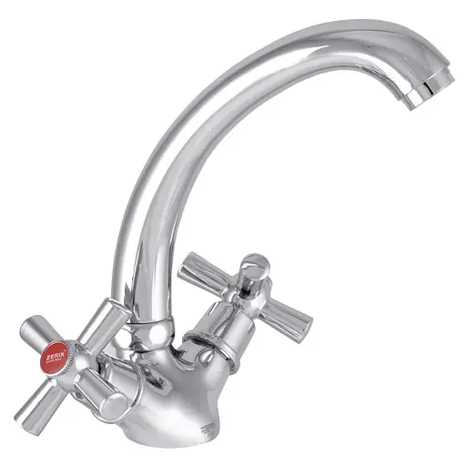 Змішувач для умивальника Zerix TMC 722 ZX3060 Хром - фото 1