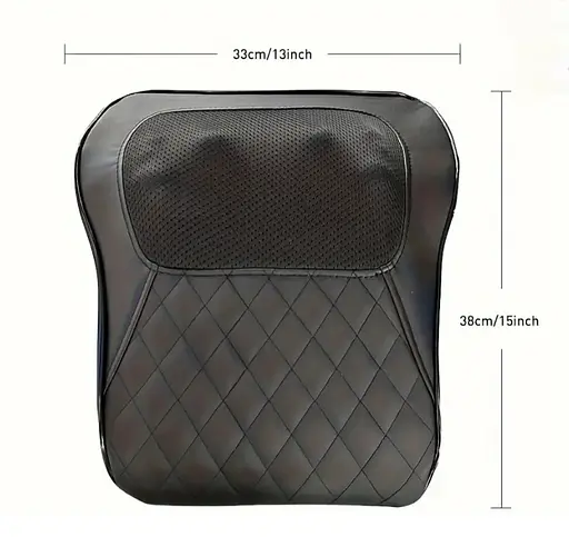 Массажная подушка SL-25 для спины и шеи с подогревом (Черный) - фото 3