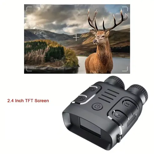 Бінокль нічного бачення ПНБ з дальністю до 200 метрів, 10Х зумом і відео / фото зйомкою Nectronix R18 (101107) - фото 6