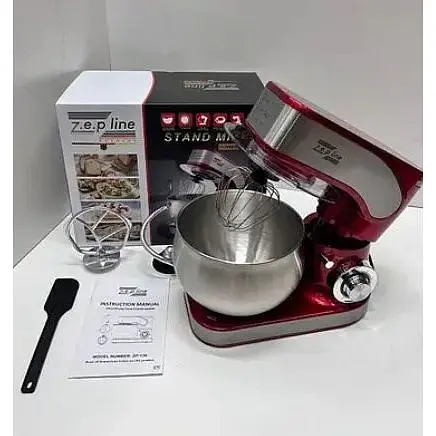 Кухонная машина комбайн Zepline ZP-136 Красный 3500 Вт - фото 5