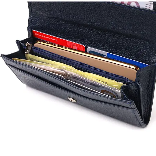 Женский кожаный кошелек Canpellini 19х9.2х2 см acs0025132 - фото 5