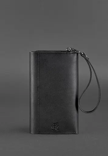 Кожаный клатч-органайзер (Тревел-Кейс) 5.0 черный - фото 4