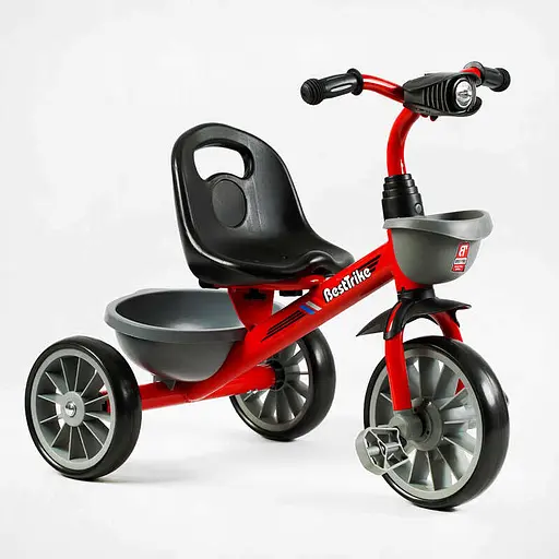 Велосипед триколісний Best Trike, EVA колеса 12’’, 10’’, музика, 2 кошики, BS-23044