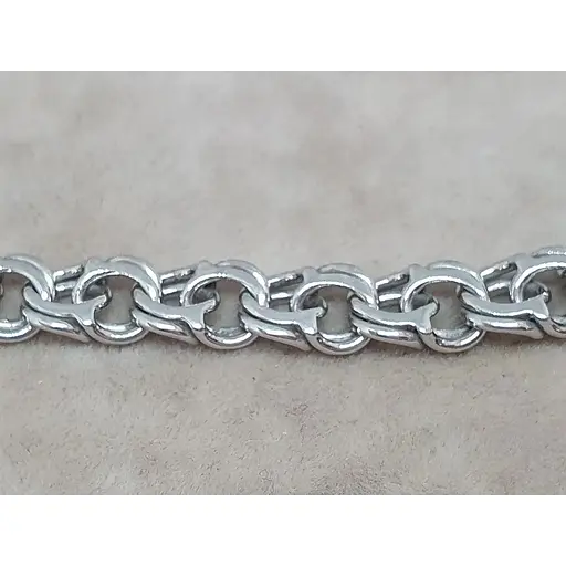 Серебряная цепочка Бисмарк со львом. 6035 60 - фото 3