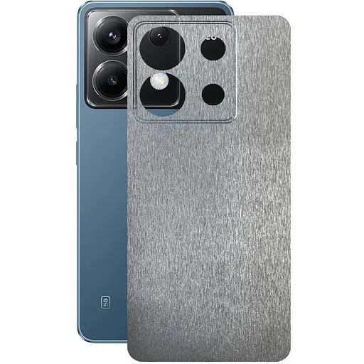 Захисна плівка StatusSKIN для Xiaomi Poco X6 Корпус Вініл Метал срібло - фото 1
