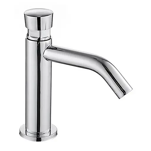 Кран-дозатор для умивальника RJ Push хром RBZ133-1 Хром - фото 1