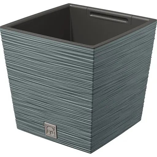 Горшок для растений Prosperplast Furu Square Low синий 7.5/10 л