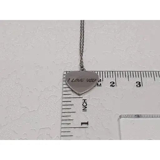 Срібне кольє Qvaliz Серце. 90800863 45 - фото 4