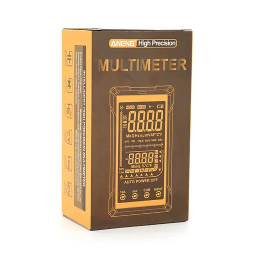 Мультиметр ANENG AN-622B, вимірювання: V, A, R, C, T, F - фото 3