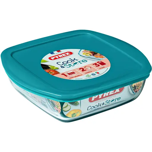 Форма для запекания с крышкой Pyrex Cook & Store, 25х22х7 см, 2,2 л (5803984) - фото 1