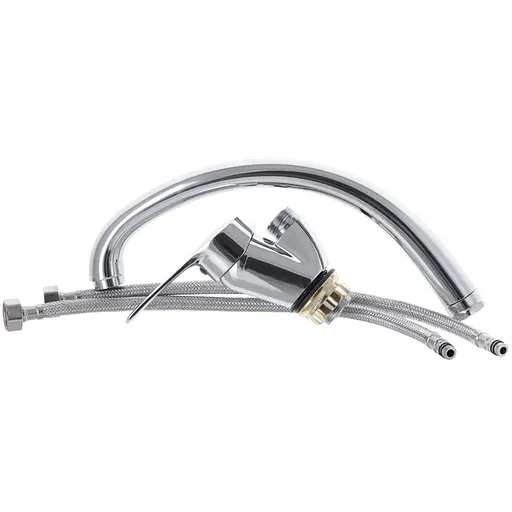 Смеситель для кухни G-Ferro Hansberg 777-Z GF1003 Хром - фото 4