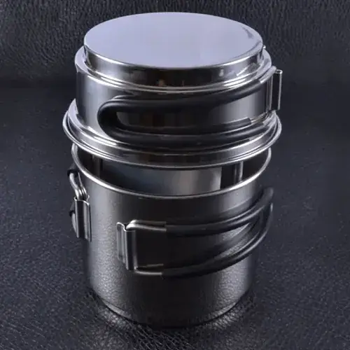 Туристический набор для приготовления пищи Tatonka Alcohol Burner Set 4133.000 - фото 4