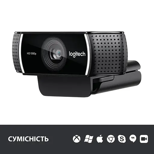 Веб-камера Logitech C922 Pro Stream FullHD Black (960-001088) - фото 8