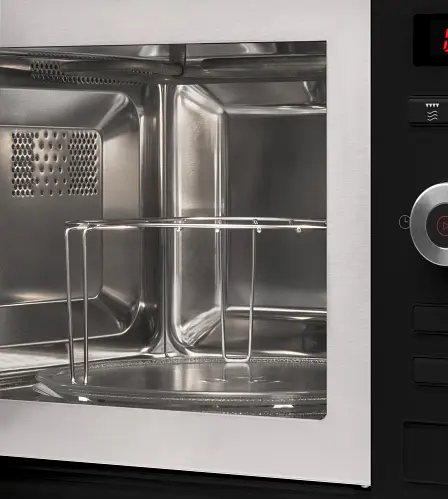 Микроволновая печь Hansa встраиваемая 20л 800Вт гриль дисплей черный - фото 5