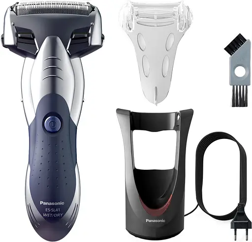 Бритва електрична Panasonic сіткова срібно-синя (ES-SL41-S520) - фото 1