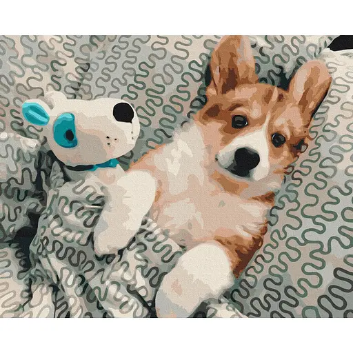 Картина за номерами У сон із улюбленцем Brushme 40x50 см різнокольорова 000277663