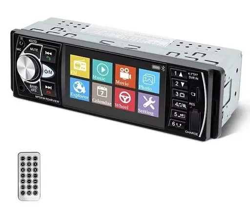 Автомагнитола MP5 4022D 1DIN с TFT-LCD экраном 4.1" - фото 3