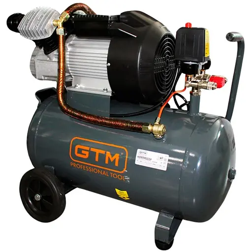 Поршневой компрессор воздушный 50 л GTM KAV3050 масляный - фото 1