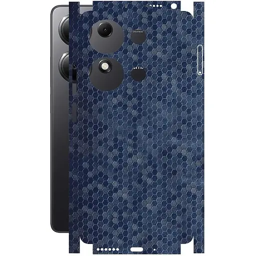Захисна плівка StatusSKIN для Xiaomi Redmi Note 13 Pro 4G Корпус Вініл Соти сині - фото 1