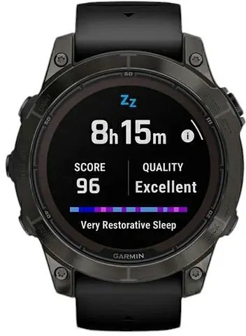 Смарт-годинник Garmin Fenix 7 Sapphire Solar Black DLC Titanium with Black Band (010-02540-34/35) - фото 8