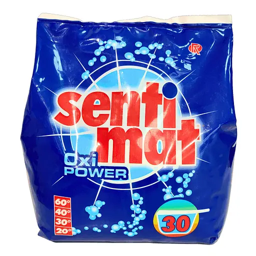 Універсальний засіб для прання пральний порошок Sentimat Oxi Power 2.55 кг 30 прань  - фото 3