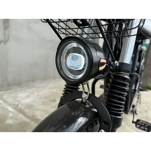 Электровелосипед Minako Monster Pro 18" 1000W 60V 26Ah гидравлические тормоза + грузовой багажник в комплекте - фото 8