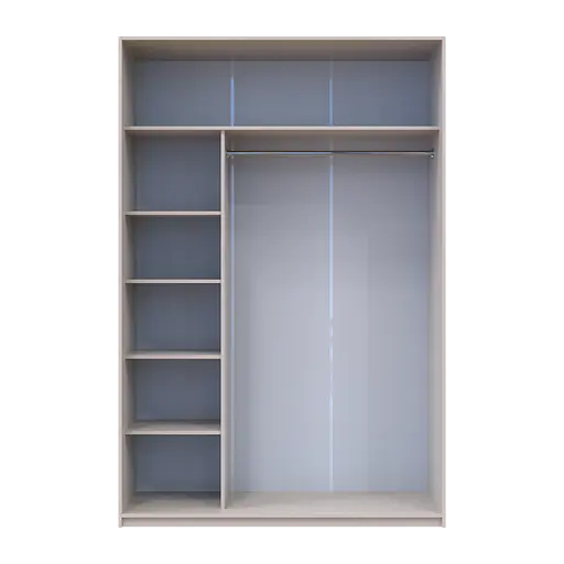 Шафа купе Doros Сіті Лайт Кашемір 2 ДСП 150х60х225 (80736347) - фото 6