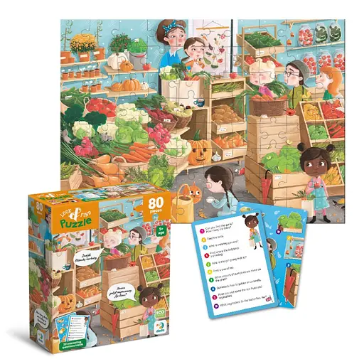 Дитячий пазл Шукай та знаходь "Дарунки осені" DoDo Toys 300666, 80 елементів - фото 2