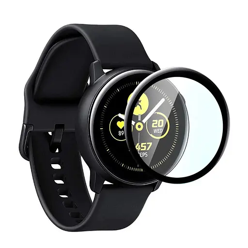 Захисне скло 3D з рамкою Tamister для смартгодинника Samsung Watch Gear S4 44 мм 1 шт. - фото 3
