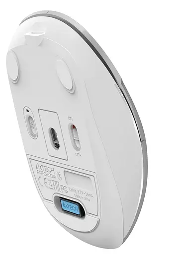 Миша A4Tech Fstyler FB26CS Air Wireless Icy White (FB26CS Air (Icy White)) - фото 6