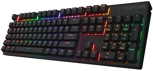 Клавиатура Hator Icefall Mecha Rainbow (HTK104UA) RGB-подсветка черная - фото 2