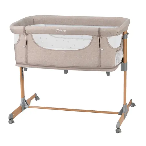 Ліжечко дитяче прямокутне MoMI Smart Bed 4in1 Beige (ŁÓŻE00001)