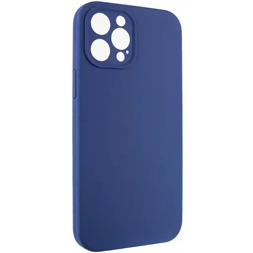 Чохол Epik Silicone Case Full Camera Protective AA NO LOGO для Apple iPhone 12 Pro 6.1 Синій/Deep navy - фото 2