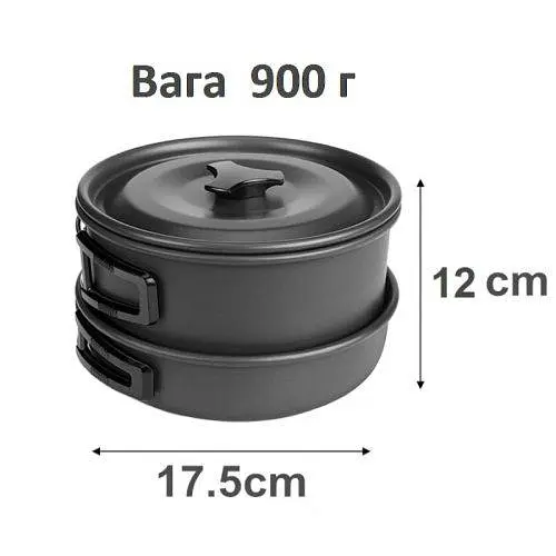 Набір туристичного посуду Ranger Prius Lux 9 предметів + чохол - фото 6