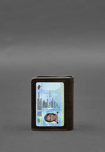 Кожаная обложка для водительского удостоверения, ID и пластиковых карт 2.0 коричневая - фото 8