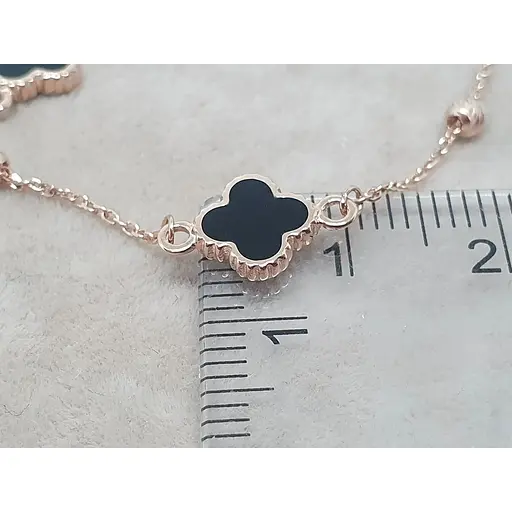 Золотий браслет Tango Конюшинки з емаллю. 820219Е 18 - фото 3