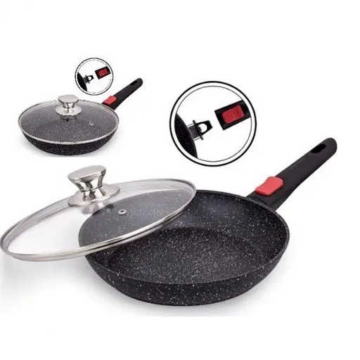 Сковорода с антипригарным покрытием Edenberg EB-13005 сковорода для жарки с толстым дном - фото 2