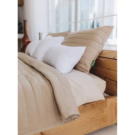 Набір Sonex Nassau: покривало двостороннє 240х220 см + наволочка 70х50 см 2 шт. коричневий (SO102517) - фото 4