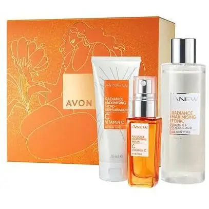 Косметичний набір Avon для догляду за шкірою Максимальне сяйво ANEW - фото 1