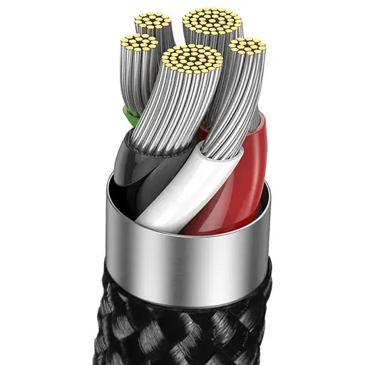 Дата кабель Baseus Explorer Auto Power-Off Fast Charging Type-C to Lightning 20W (1m) (CATS000001) Black - фото 5