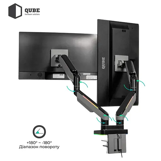 Кронштейн QUBE RGB3520GD до 2x35" 20kg max RGB3520GD - фото 6
