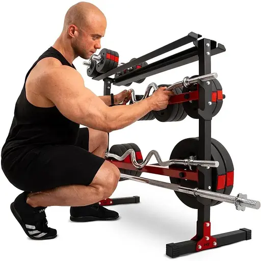 Стійка під диски, грифи та гантелі Hop-Sport HS-1007A - фото 4