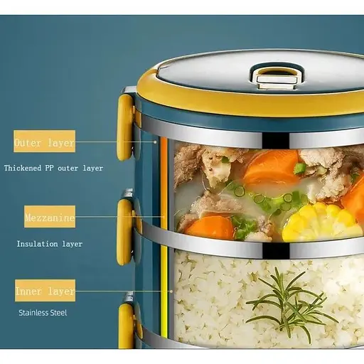 Термос для їжі - ланчбокс Food Box Kids 1,5 л харчовий термос з контейнером - фото 5