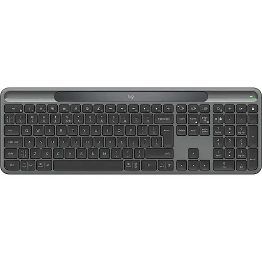 Клавiатура бездротова Logitech Slim Solar+ for Business Graphite (920-013779)